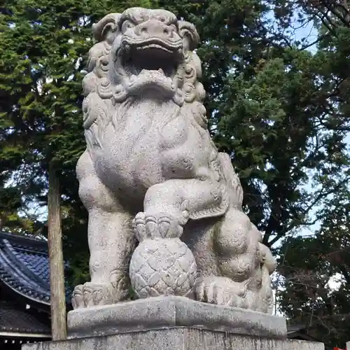 川原神社の狛犬