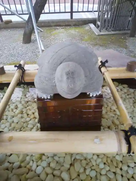 白旗神社の手水舎