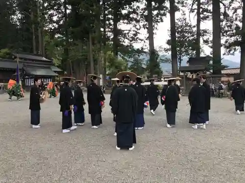飛驒一宮水無神社の神楽