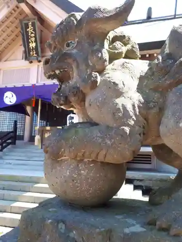 長沼神社の狛犬