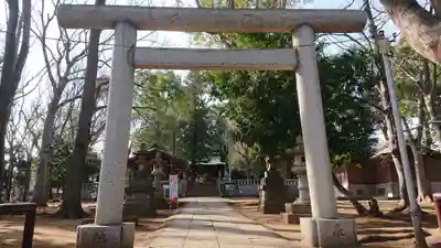 碑文谷八幡宮の鳥居
