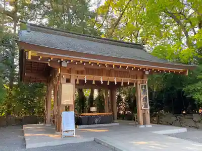 寒川神社の手水舎