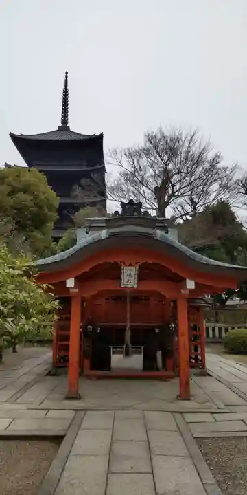 東寺鎮守八幡宮・東寺境内社八島殿の本殿・本堂
