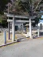 織殿神社の鳥居