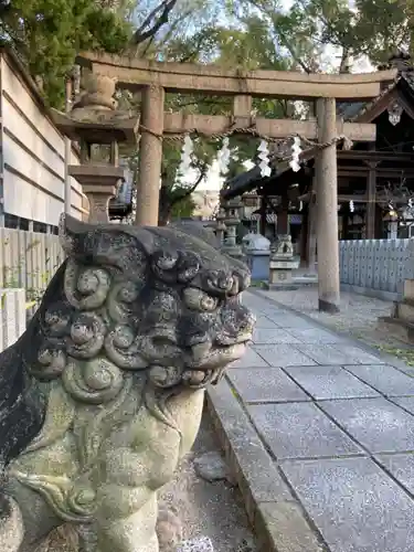 天神ノ森天満宮の狛犬