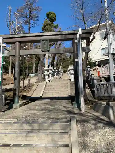 馬絹神社の鳥居