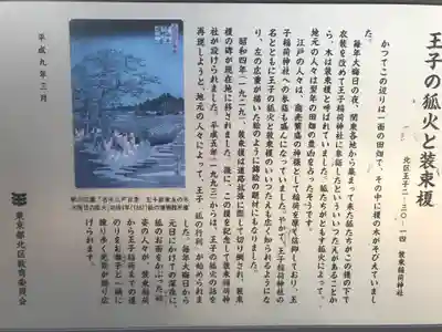 装束稲荷神社（王子稲荷神社境外摂社）の歴史