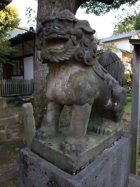 西向天神社の狛犬