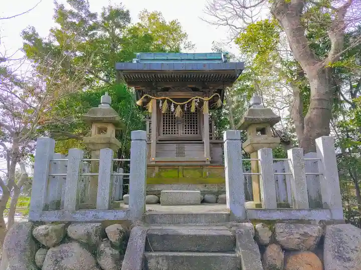 八幡社(四会)の本殿・本堂