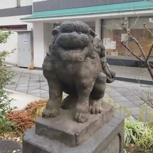 成子天神社の狛犬