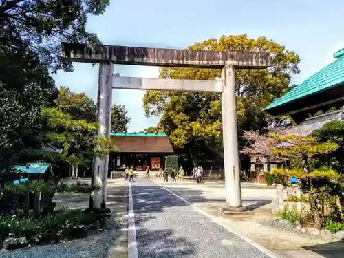 神明社（岡田神明社）の鳥居