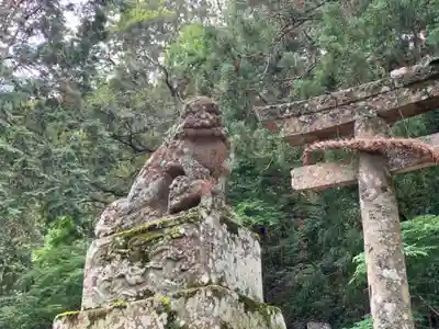 不動教会の狛犬