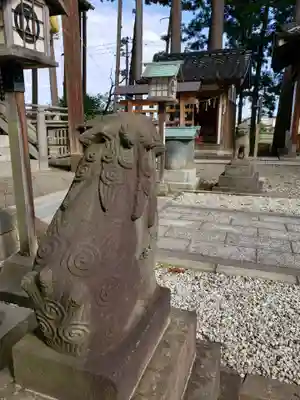 八幡神社の狛犬