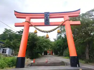 虻田神社の鳥居