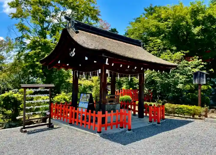 建勲神社の手水舎