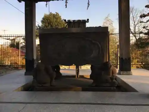 武州柿生琴平神社の手水舎