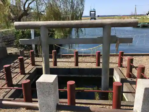 息栖神社の鳥居