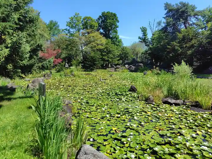 北海道護國神社の庭園
