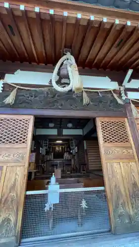 阿保神社の本殿・本堂