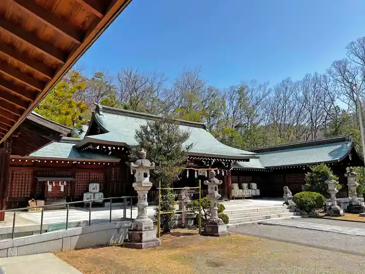 山梨縣護國神社の本殿・本堂