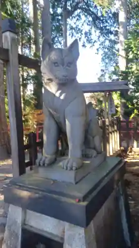 武蔵御嶽神社の狛犬