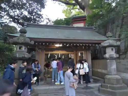 江島神社の手水舎
