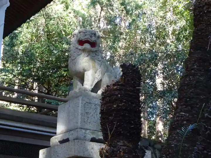 素盞嗚神社の狛犬