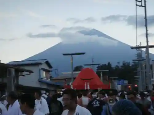 北口本宮冨士浅間神社のお祭り