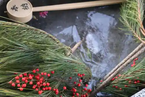 阿邪訶根神社の手水