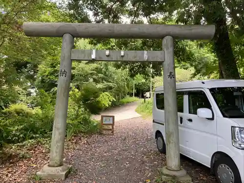 阿波々神社の鳥居