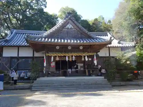 川田八幡神社の本殿・本堂