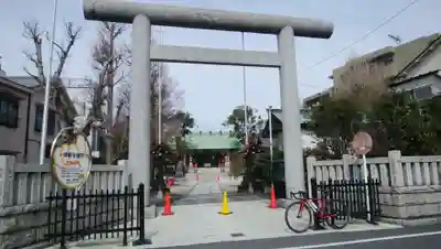 上平井天祖神社の鳥居