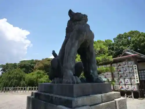 結城神社の狛犬