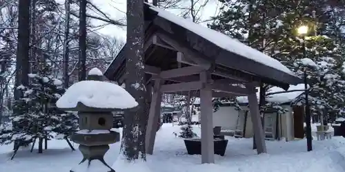大谷地神社の手水舎