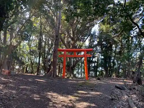 神社（名称不明）の鳥居