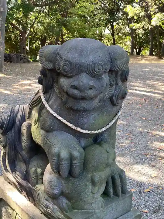 篠原八幡神社の狛犬