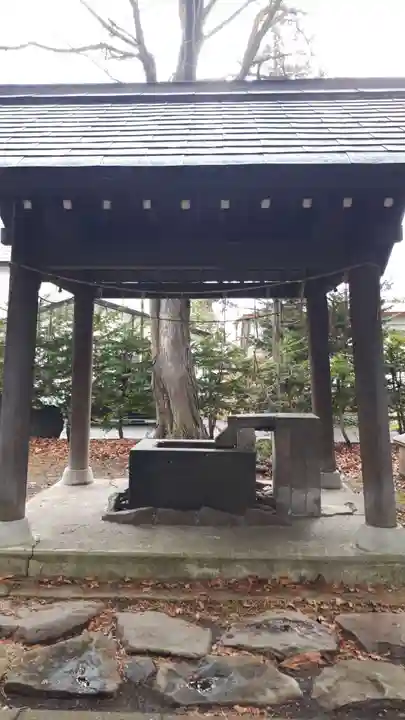 妹背牛神社の手水舎
