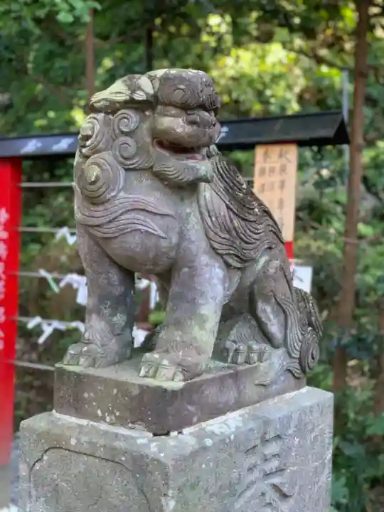 穴澤天神社の狛犬