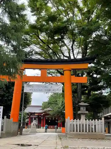 旗岡八幡神社の鳥居