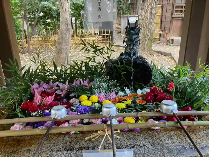 世田谷八幡宮の手水舎