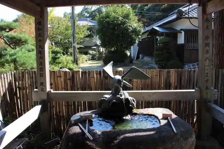 鷲林寺の手水舎