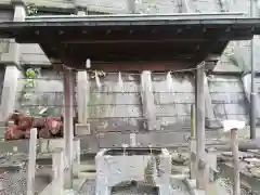 杉山社の手水