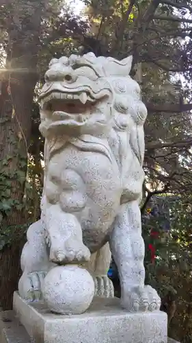 柴崎神社の狛犬
