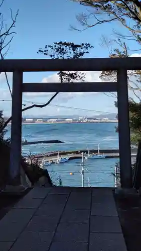 酒列磯前神社の鳥居