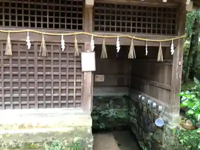 宇治上神社の手水舎