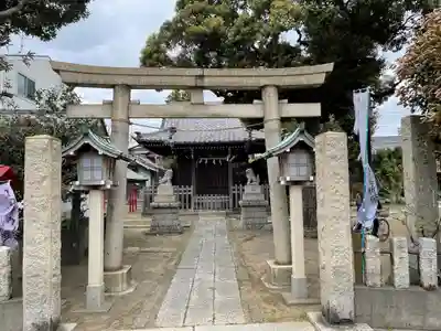 若宮八幡神社の鳥居
