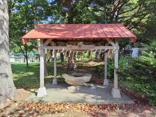 音江神社の手水舎