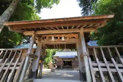 高野宮(内神社)の山門・神門