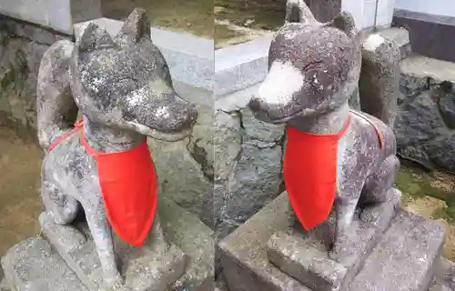 櫻山八幡宮の狛犬