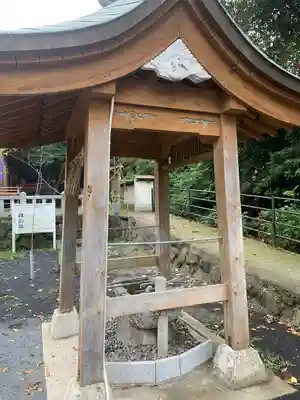男嶽神社の手水舎
